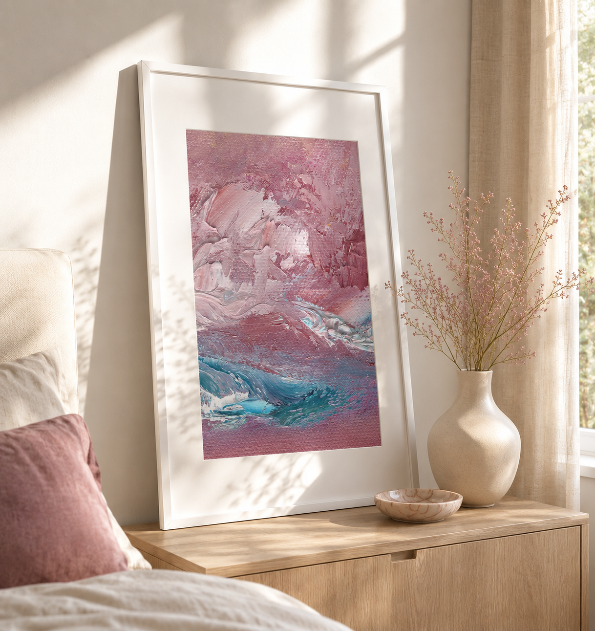 Rose Dusk Abstraction I